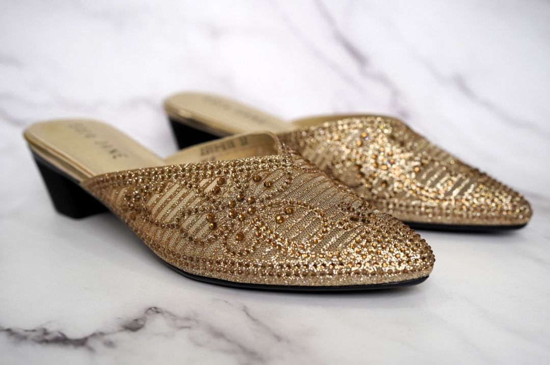 Glitter on sale mule shoes