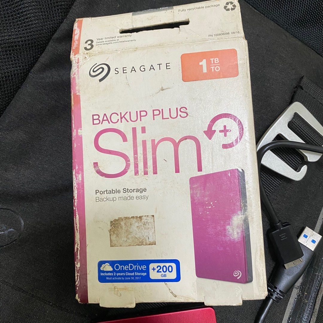 SEAGATE BACKUP PLUS SLIM 1TB Computers Tech Parts