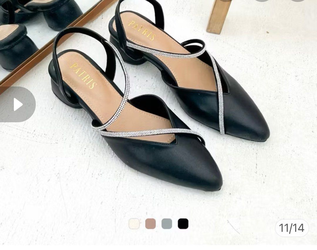 Sepatu sales block heels