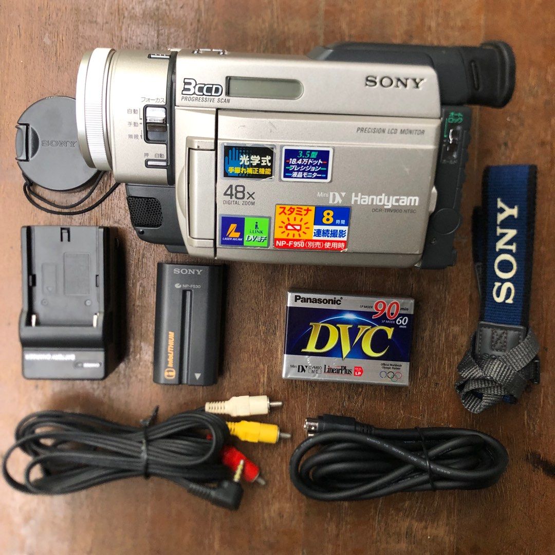 SONY DCR TRV900 Mini DV Camcorder (1998), Photography, Video Cameras