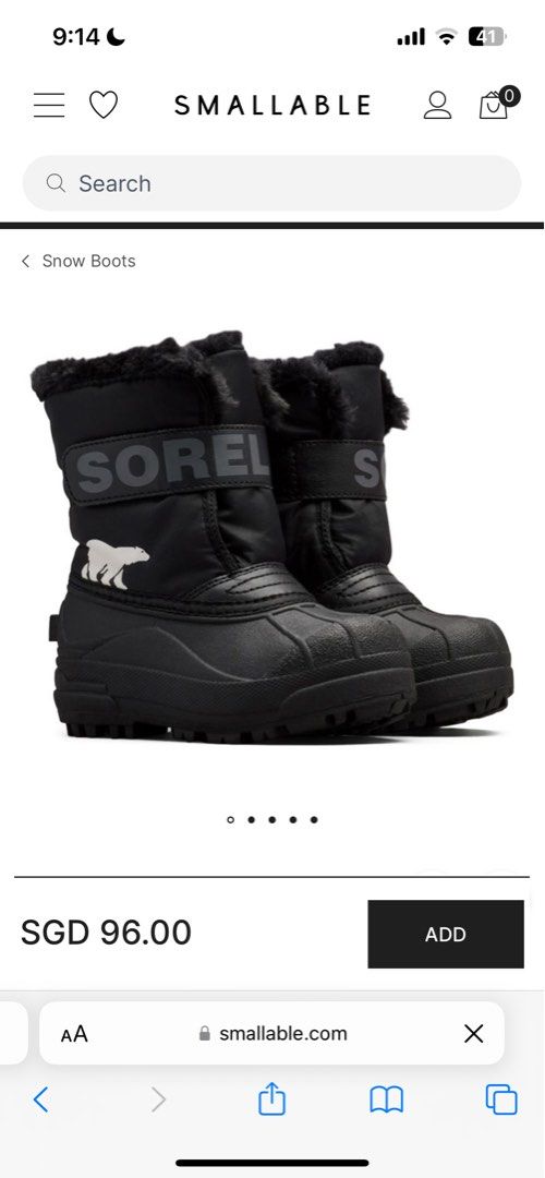 White sorel winter boots on sale