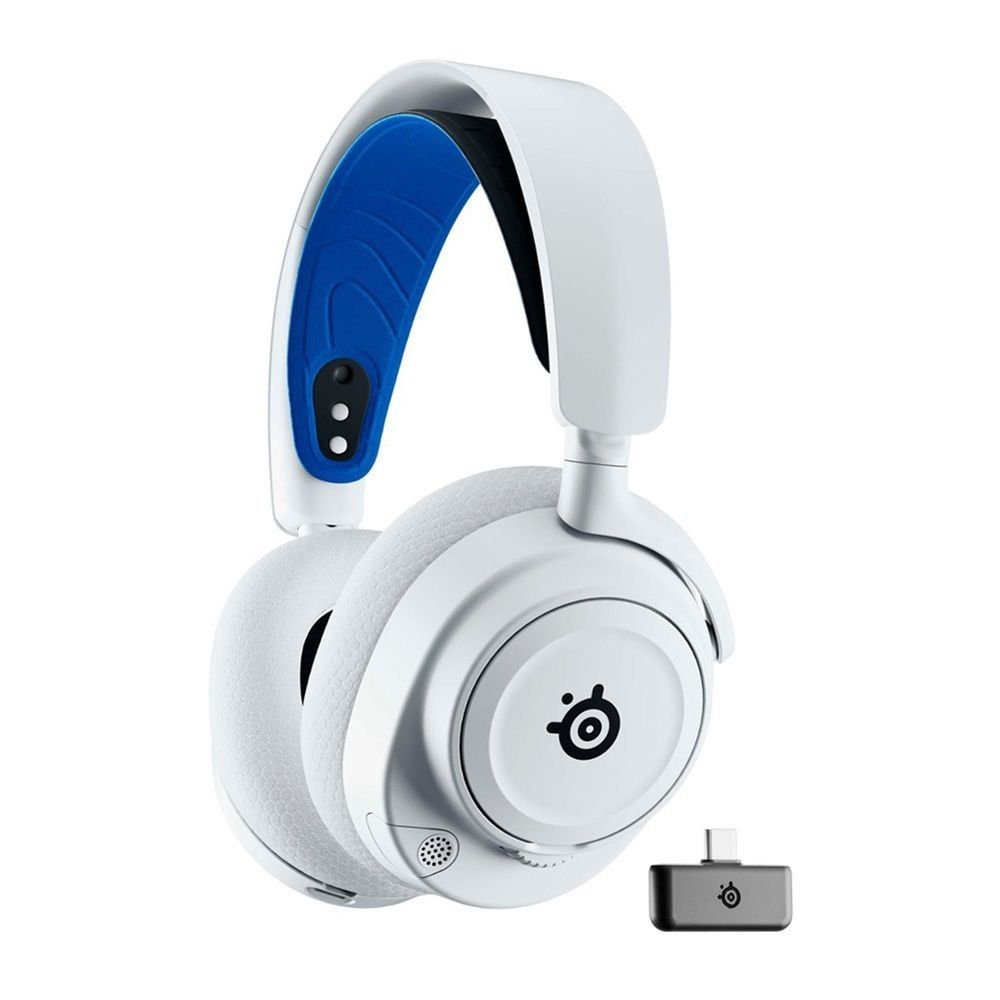 STEELSERIES ARCTIS NOVA 7P WIRELESS GAMING HEADSET (WHITE) (Category: Headphones & Headsets) located in San Juan City. Submitted by blueswitchpc (Listing ID 1280853311, Image 2). Description: 🚨 RESTOCK ALERT 🚨 STEELSERIES ARCTIS NOVA 7P WIRELESS GAMING HEADSET (WHITE). ARCTIS NOVA 7P WIRELESS Multi-Platform Premium Wireless Gaming Headset ● The Nova Acoustic System features High Fidelity Drivers for superior audio quality with immersive 360° Sp