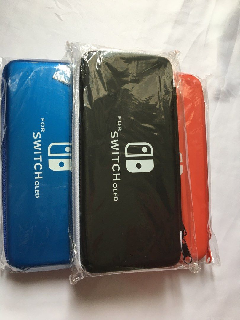 Switch hard pouch oled (Category: Nintendo) located in Quezon City. Submitted by juhaire (Listing ID 1280919261, Image 1). Description: Brand new Nintendo switch hard pouch Thumb grip set 100 Crystal case 250 Compatible for oled.