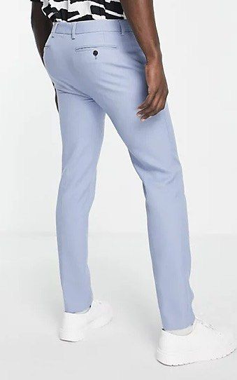 Pantalon de costume Homme TopMan 100% Polyester Taille 34L Couleur Gris  Neuf !!! | eBay