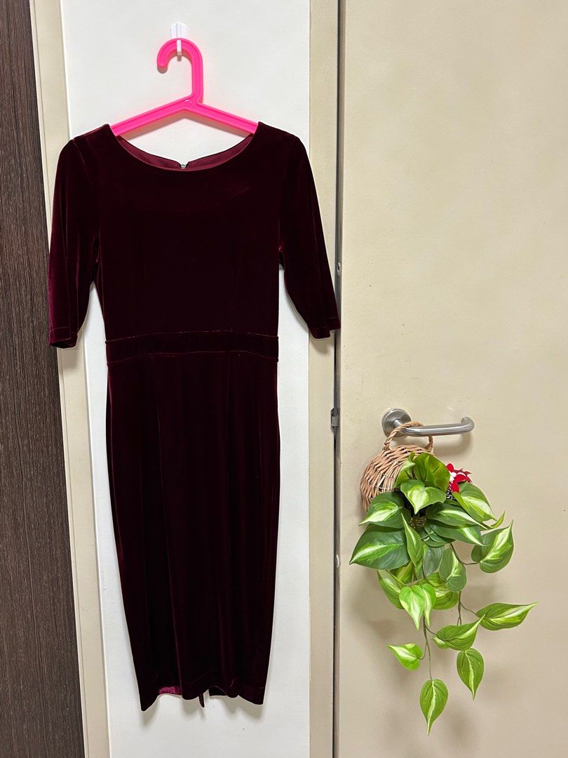 Boden velvet martha online dress