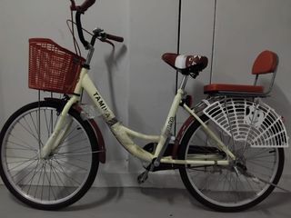 Ladies cycle with baby seat sale