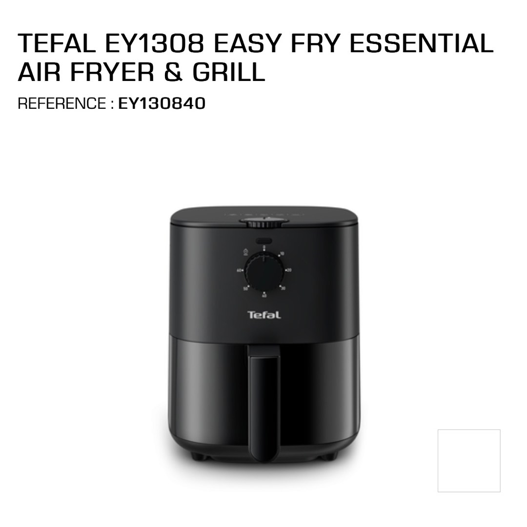 TEFAL EY1308 Easy Fry Essential Air Fryer & Grill EY130840