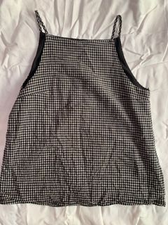 The Editor’s Market gingham halter top