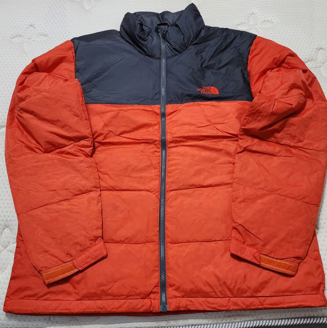 Red north hotsell face puffer jacket