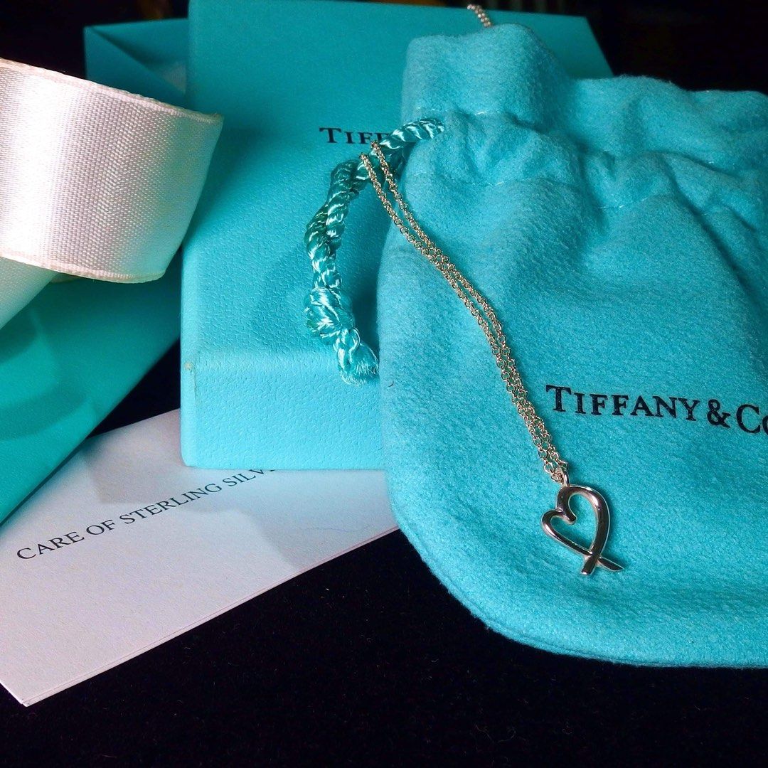 Tiffany necklace turquoise heart shop