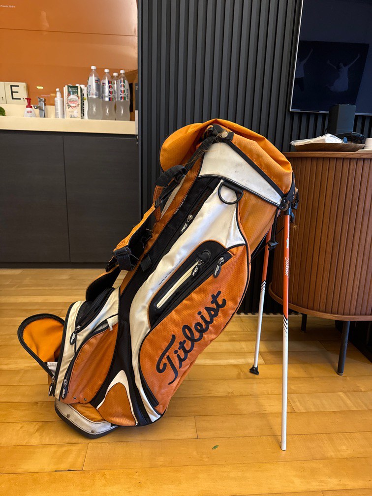 Orange titleist golf bag on sale