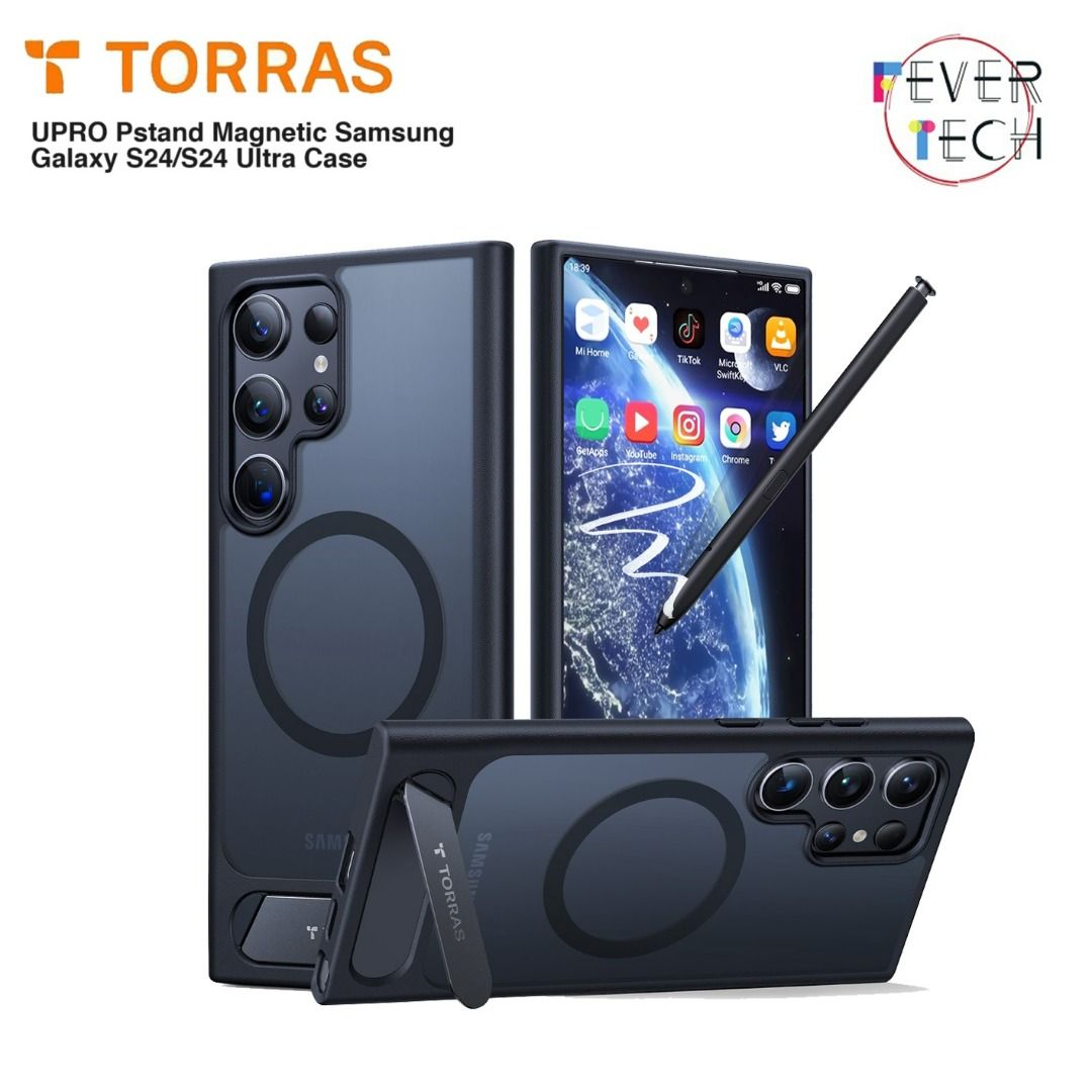 TORRAS UPRO Ostand Spin Case for Samsung Galaxy S24 Ultra (2024), Mobile  Phones & Gadgets, Mobile & Gadget Accessories, Cases & Sleeves on Carousell
