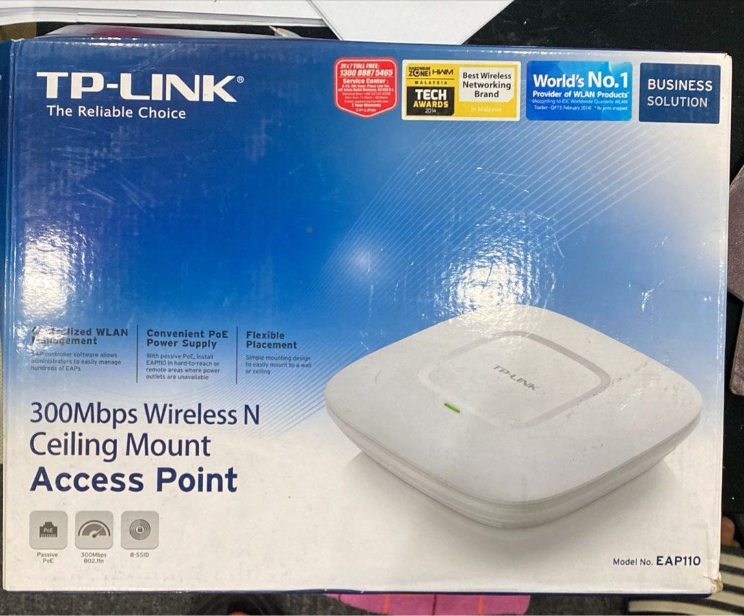 TP-LINK EAP110-Outdoor 300Mbps Wireless Accessories, Parts N used, on rm Access & 150 Carousell Computers & Networking Outdoor Point Never Tech