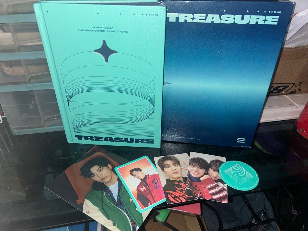 Treasure | TSS: Chapter 1 (Category: Storybooks) located in Mandaluyong City. Submitted by mariamadeline (Listing ID 1280852152, Image 1). Description: For sale: Treasure TSS Chapter 1 Bought it via twt shop and shipped from Korea. Never used, just opened to get yedam’s pc. Though there are a little dents on the outside box and a little on the actual book but doesn’t compromise the inside. Please manage your expectations. Can sell the pcs alone i