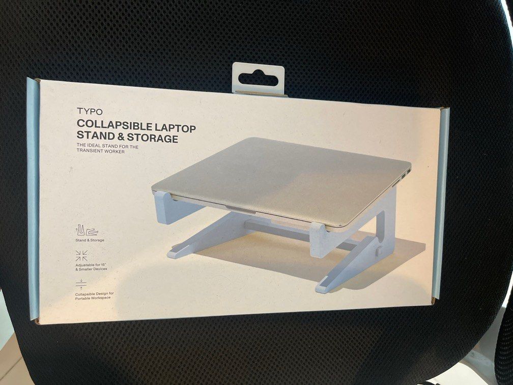 Typo collapsible laptop stand & storage, Computers & Tech, Parts