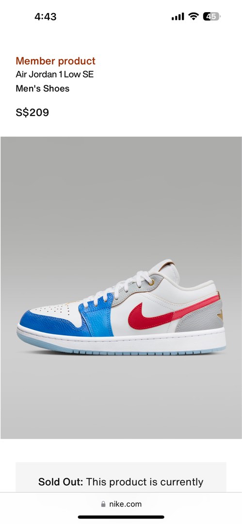 u Air Jordan 1 Low SE Men s Shoes Men s Fashion Footwear