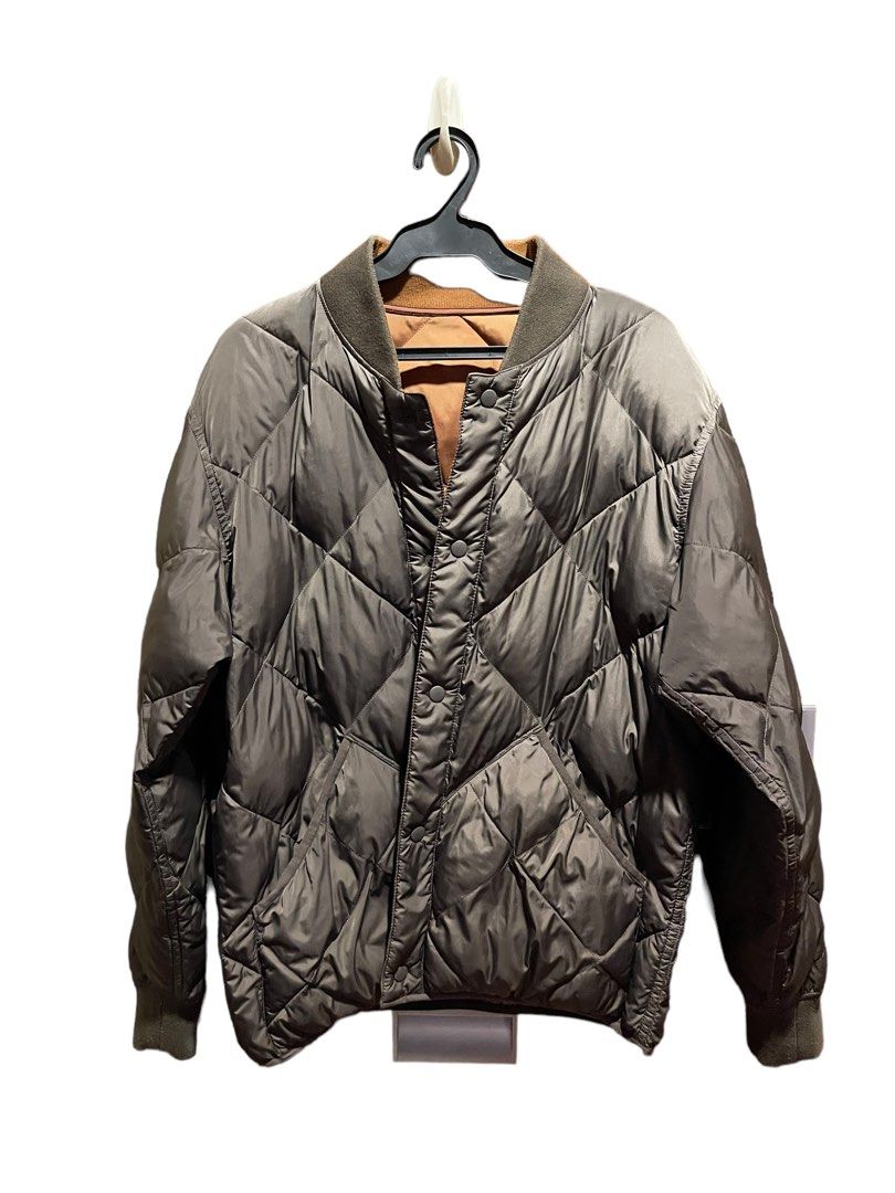 UNIQLO Reversible Down Quilted Jacket, Men's Fashion, Coats, Jackets ...
