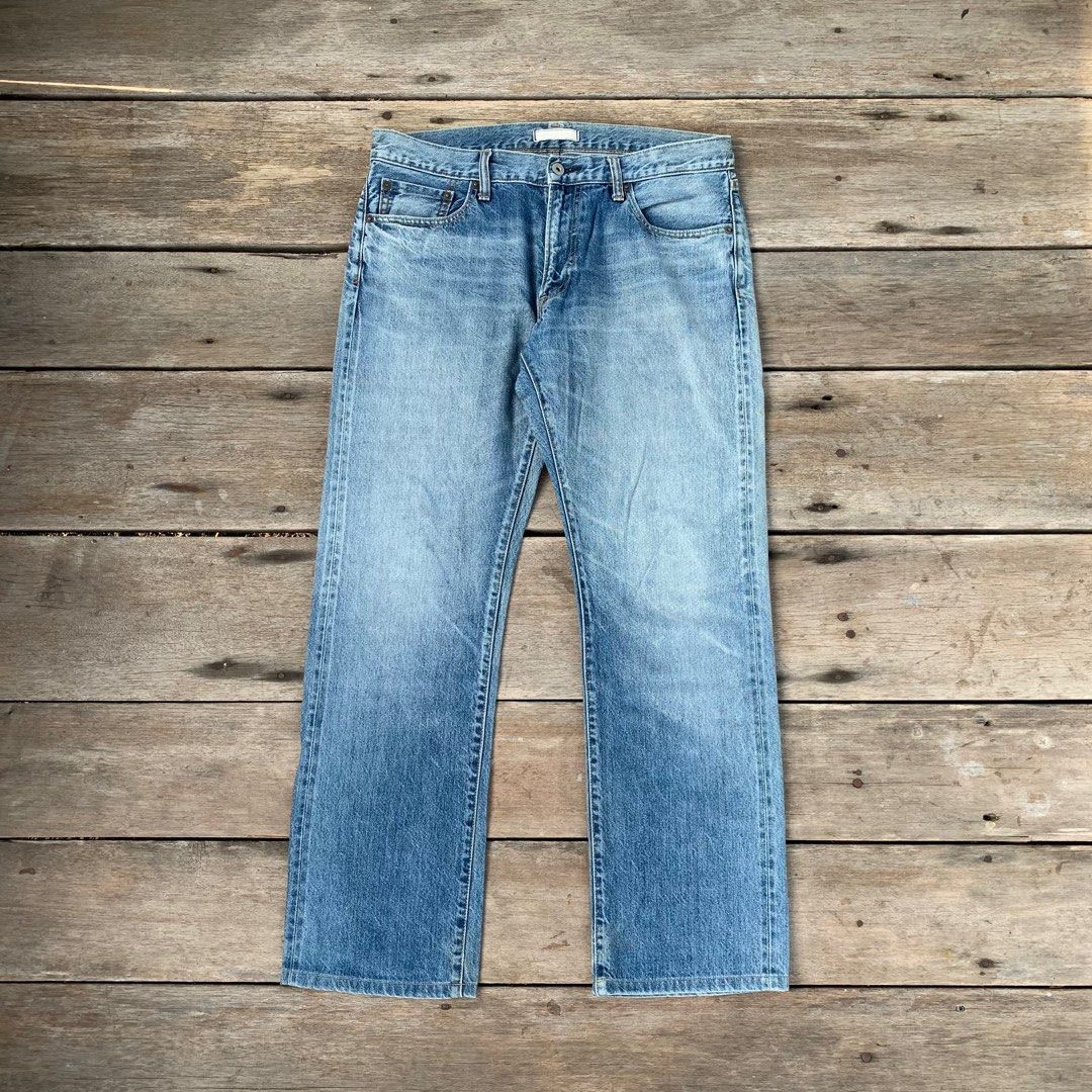 Uniqlo Selvedge Regular Fit Jeans, Men's Fashion, Bottoms, Jeans