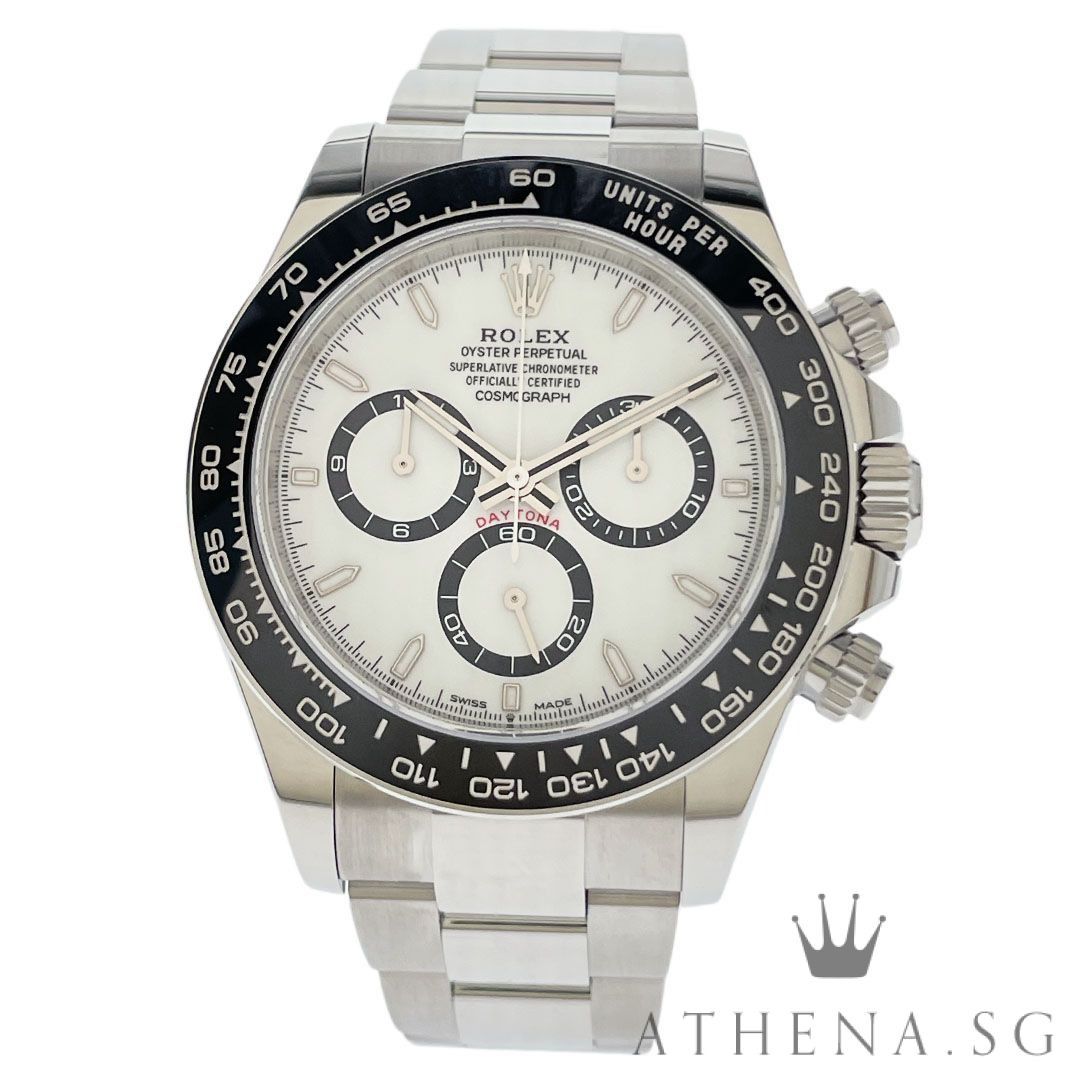 UNWORN ROLEX OYSTER PERPETUAL COSMOGRAPH DAYTONA CERAMIC WHITE