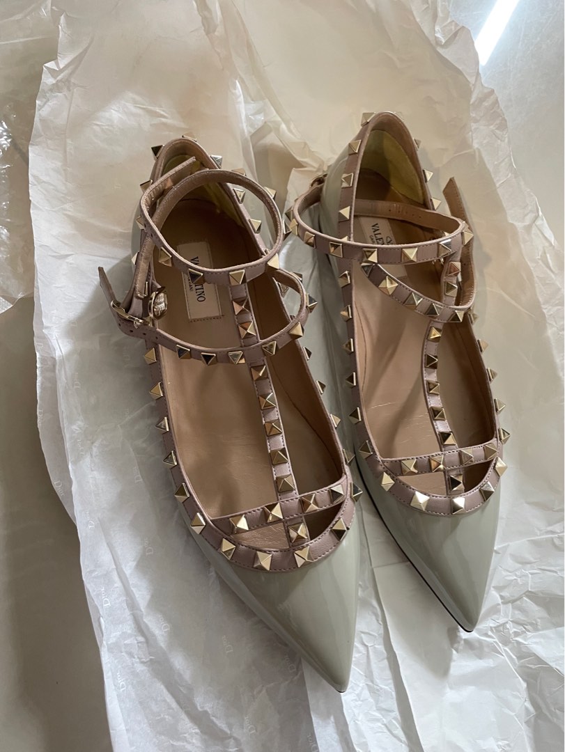 Valentino shoes flat rockstuds top