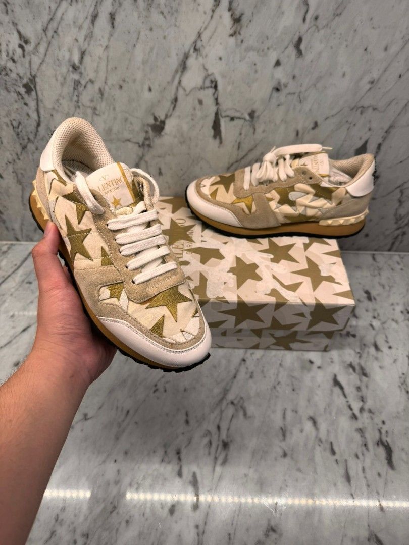 Valentino star studded sneakers sale