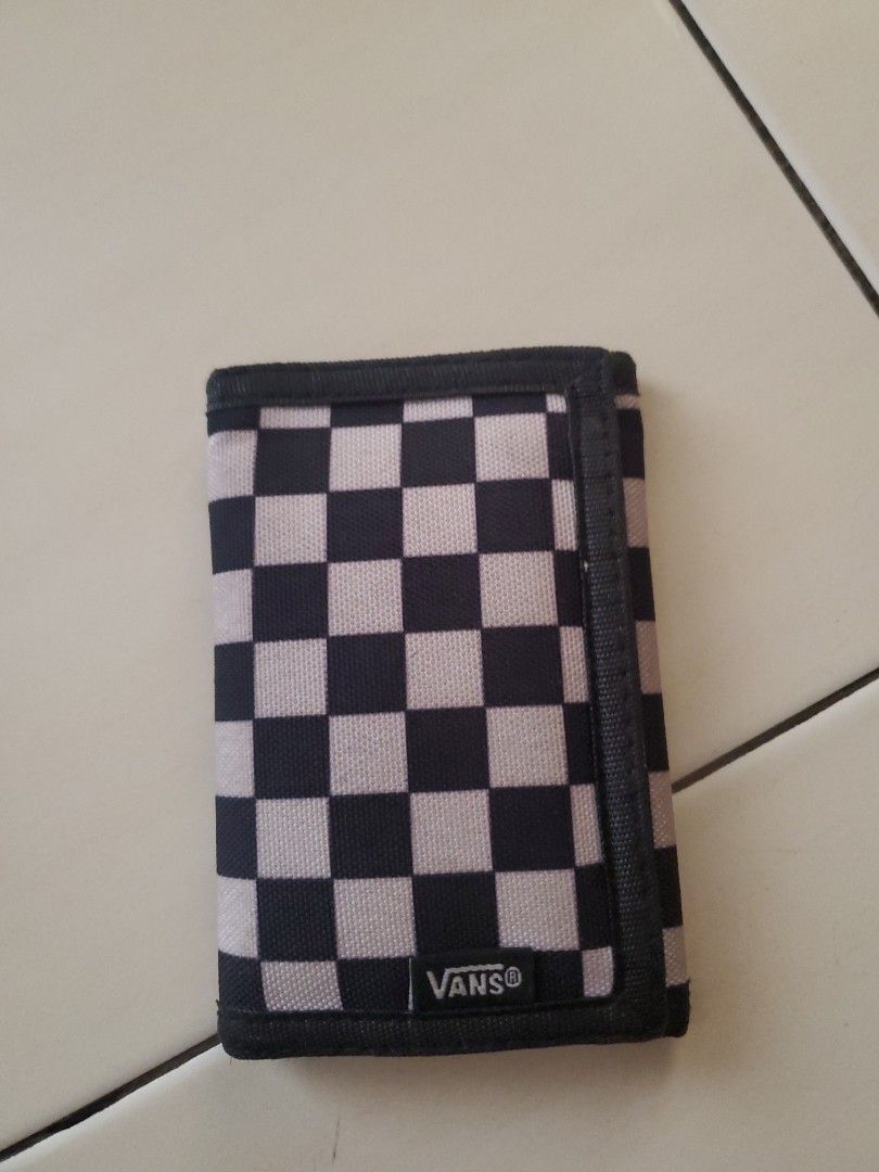 Vans checkerboard wallet outlet