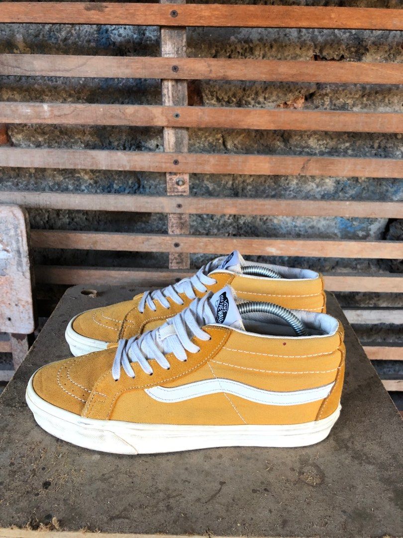 Vans sk8 mid reissue sunflower new arrivals