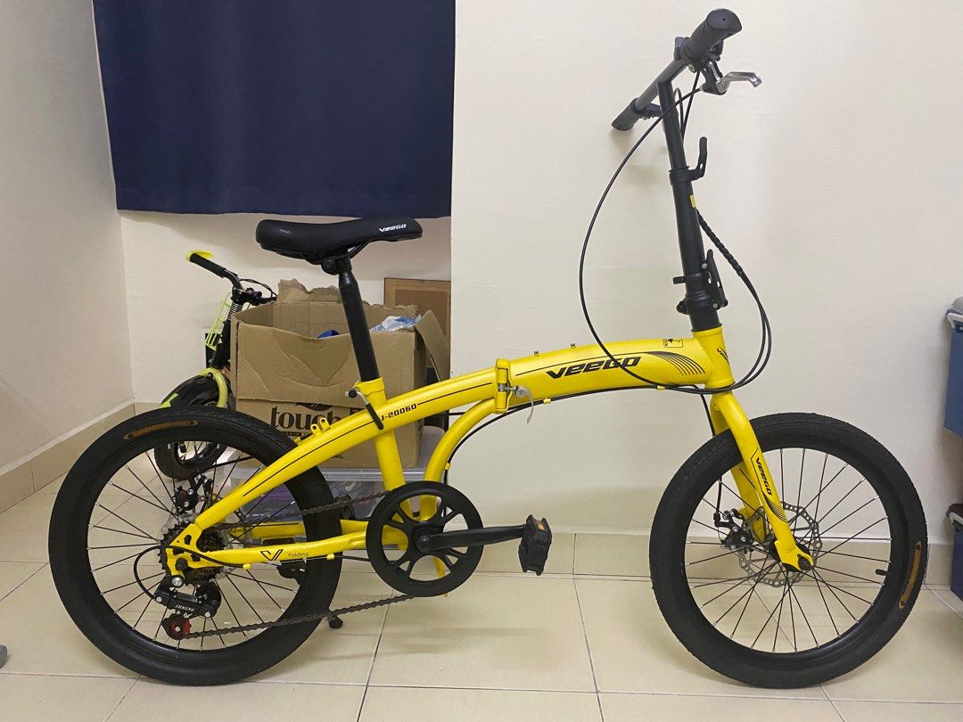 Veego folding hot sale bike