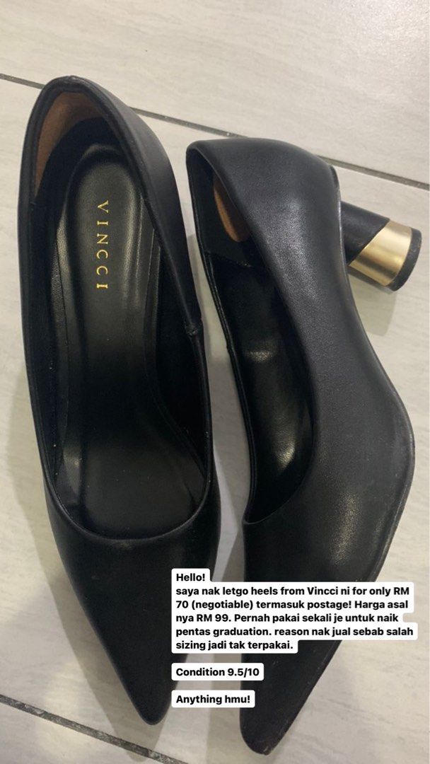 Harga heels vincci 2025