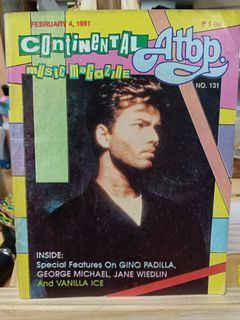 Vintage Continental Atbp Songhits Song Hit Music Magazine -Gino Padilla, George Michael, Vanilla Ice