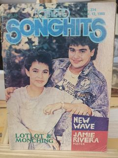 Vintage Jingle Songhits Song Hits Music Magazine - OPM, Lotlot & Monching, Jamie Rivera, New Wave..