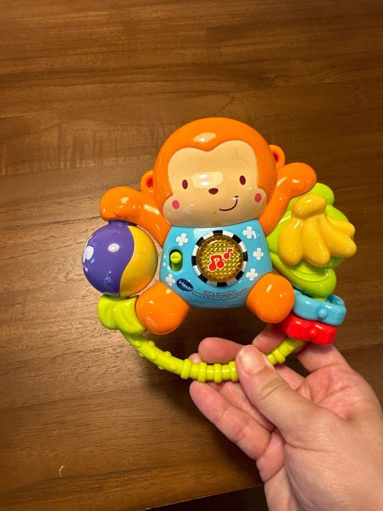 Vtech little friendlies swing shake monkey rattle, Babies Kids