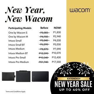 Wacom Products Sell out Promo Sale