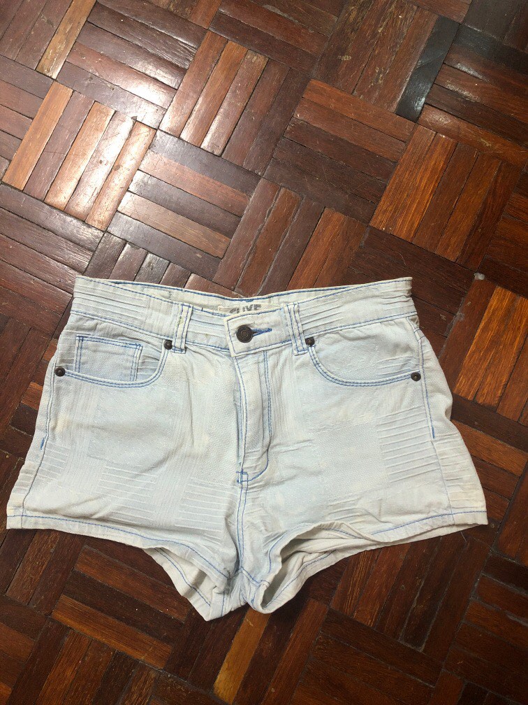 Washed out Jeans shorts Women s Fashion Bottoms Shorts on Carousell