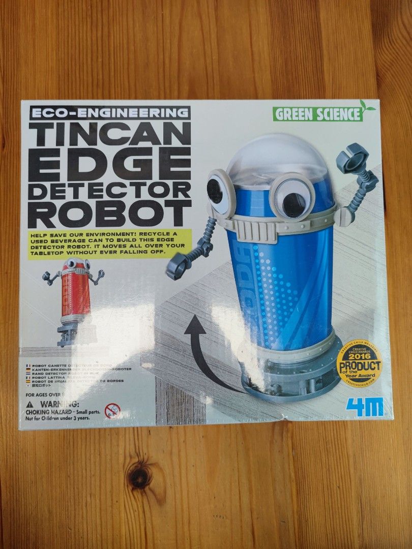 Tincan edge detector store robot