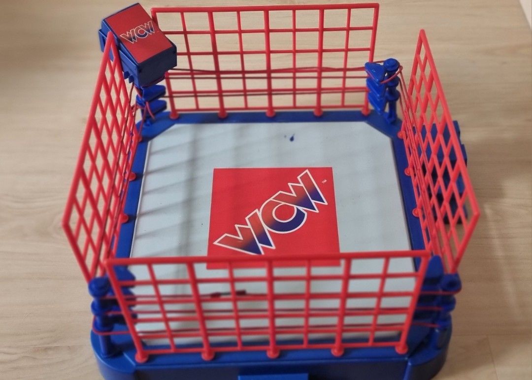 WCW Galoob Cage Wrestling Ring WWF WWE 1990 Hobbies Toys Toys