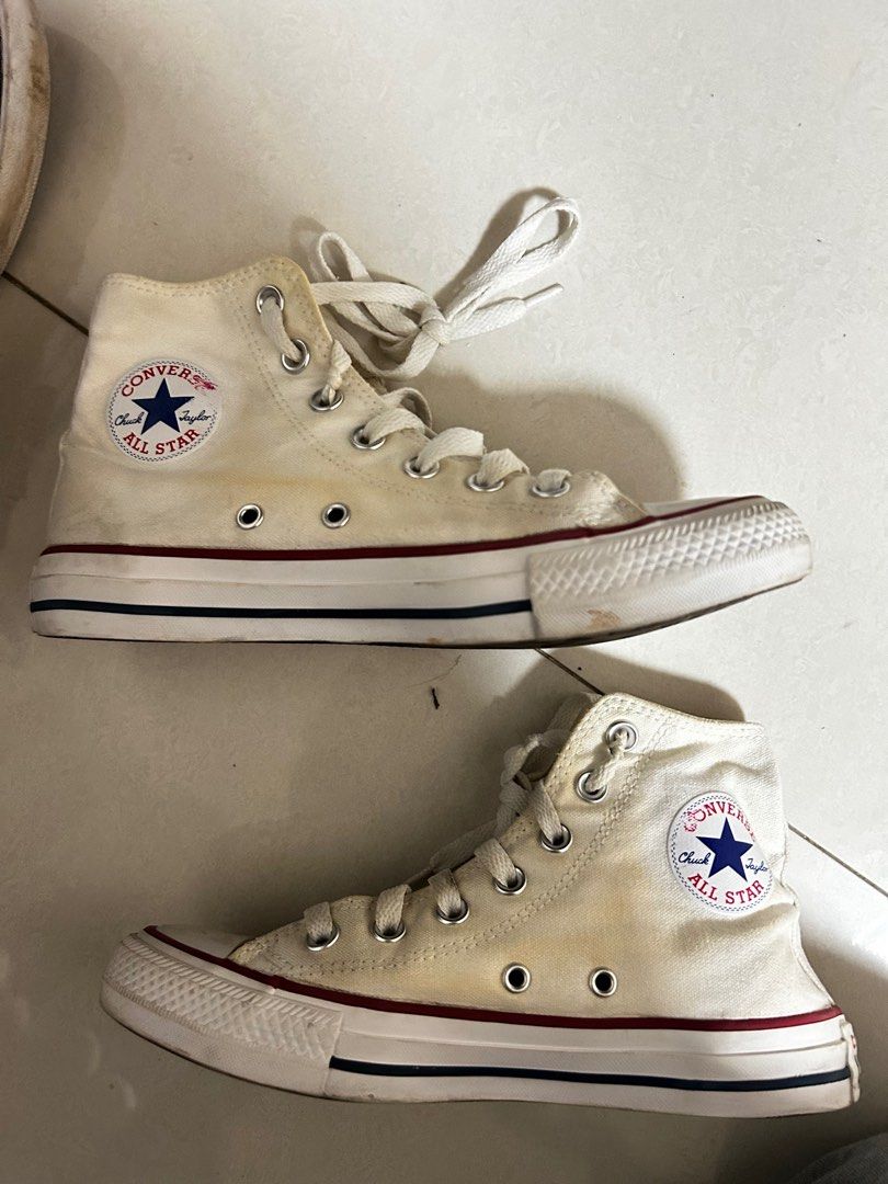White Converse High Chuck Taylor