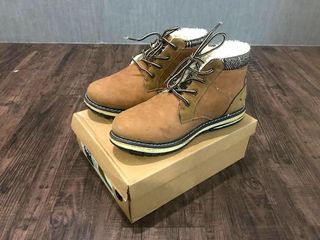 Fluid mens borg outlet lined boots brown