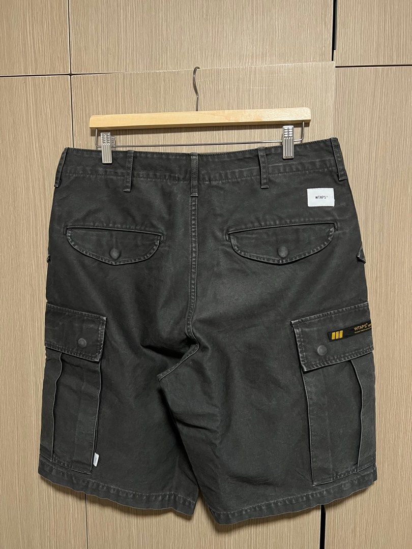 WTAPS 20ss Cargo shorts satin 黒 L-