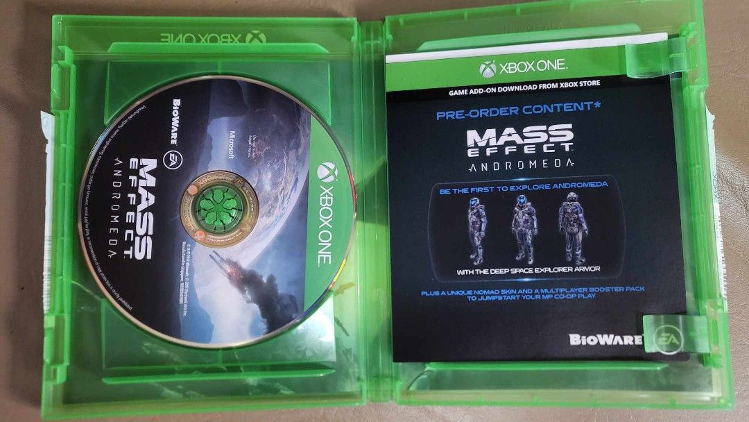 XBOX ONE GAME- Mass Effect Andromeda, Video Gaming, Video Games, Xbox ...