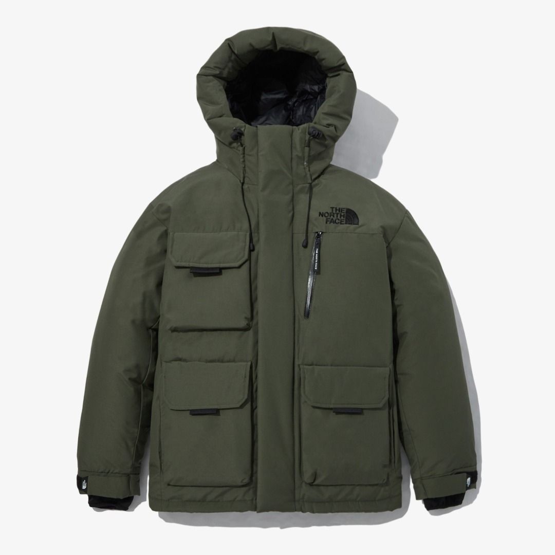 Loose Fit Down Puffer Jacket - Black - Men