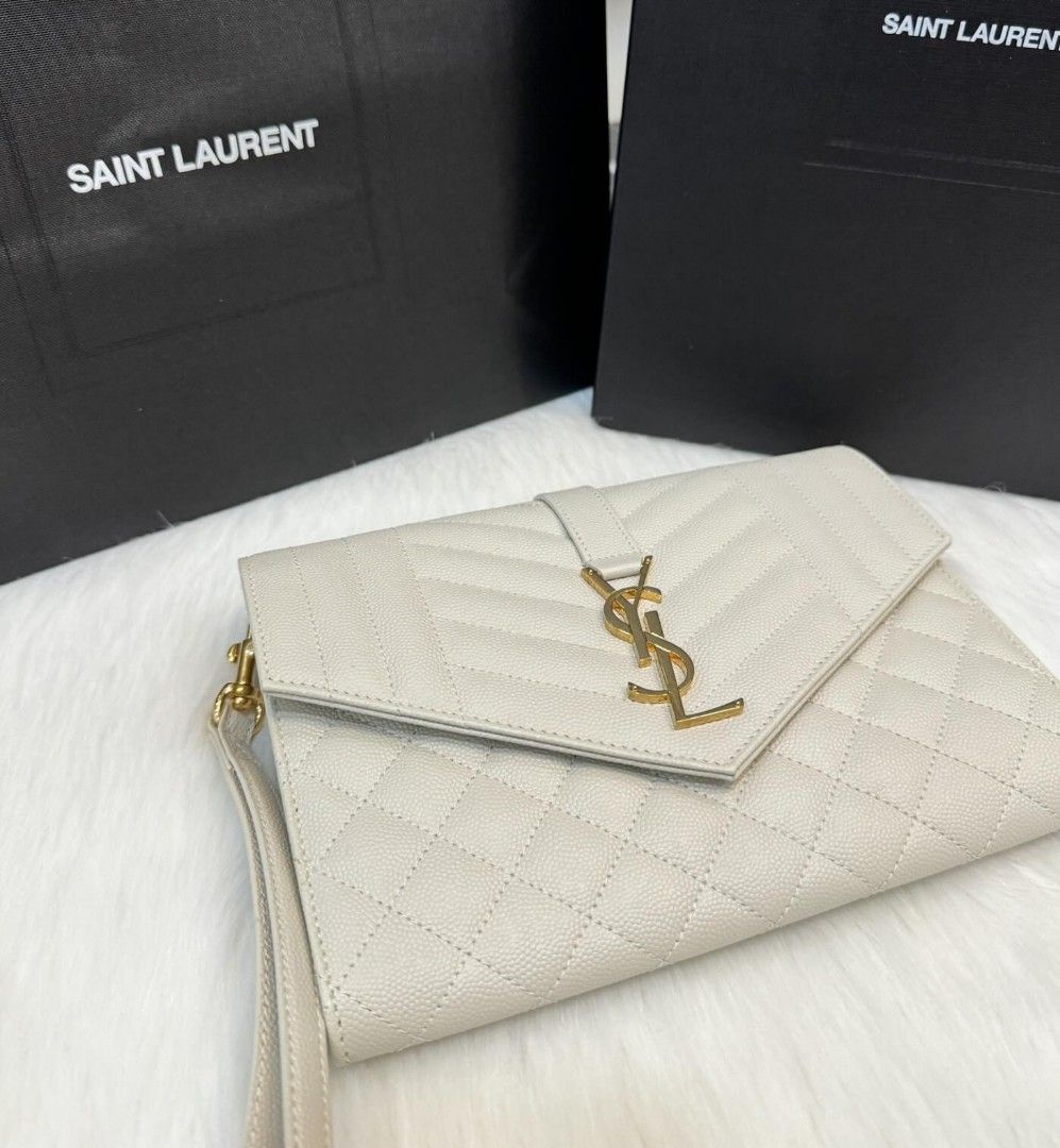YSL Clutch Luxury Bags Wallets on Carousell