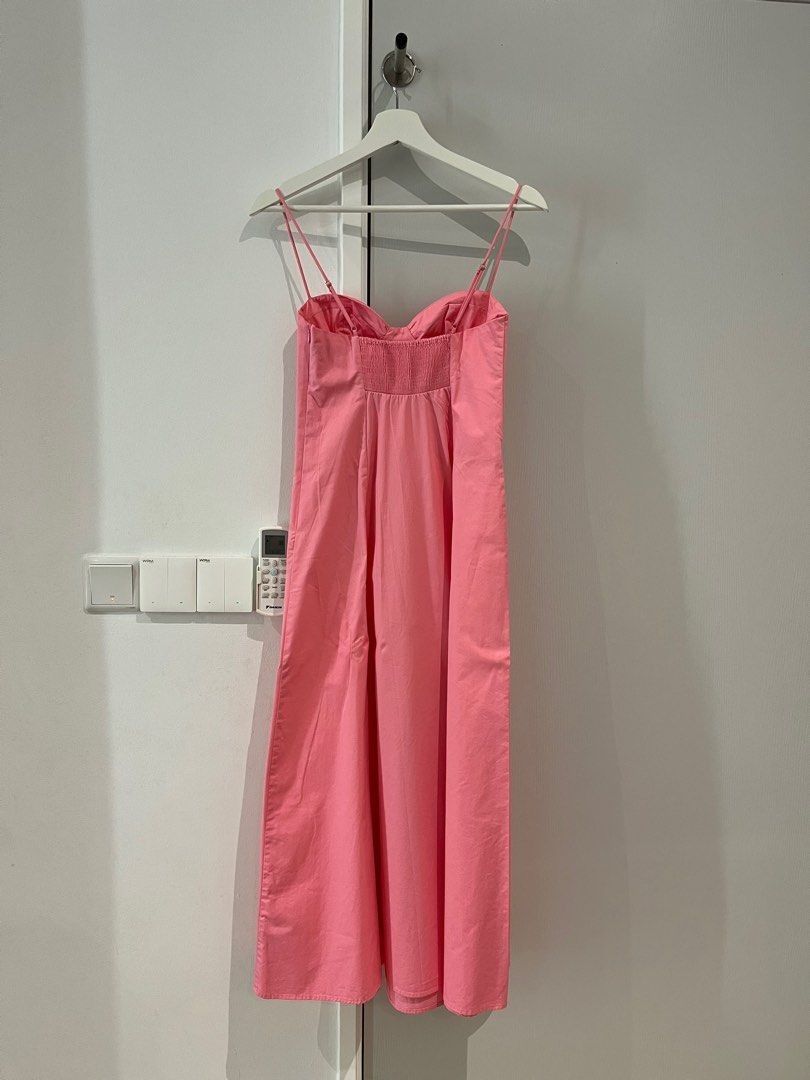 knee length dresses for ladies Vanessa Embellished Bustier Midi Dress – SIMKHAI main image 0