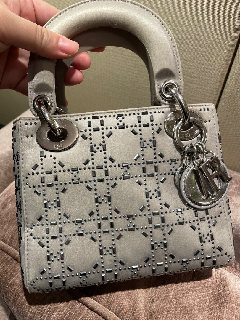 lady dior satin crystal