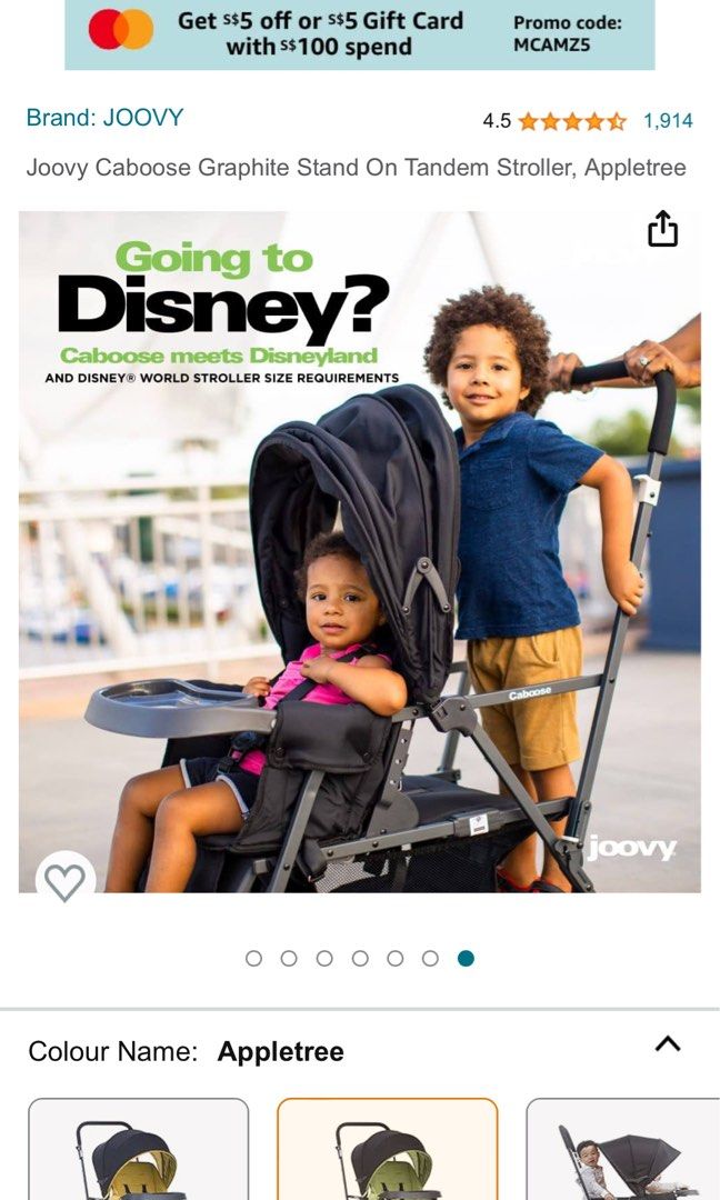 2 in 1 Sit and Stand Stroller