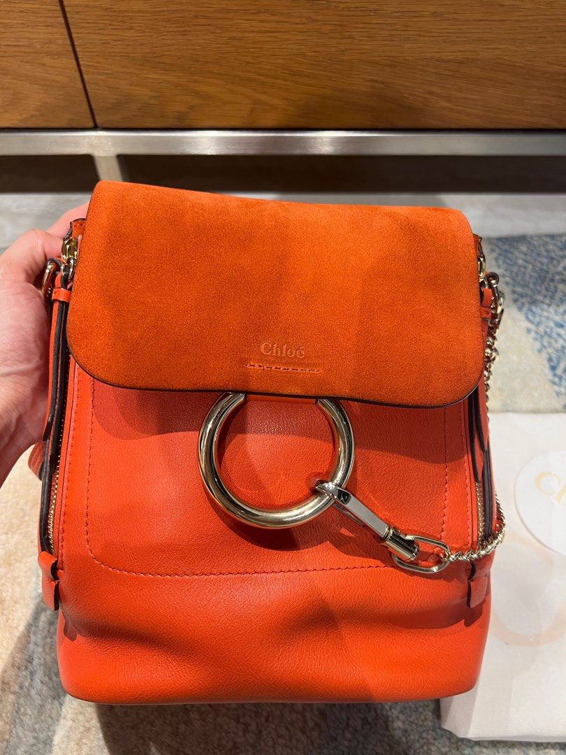 488 Chloe backpack in orange