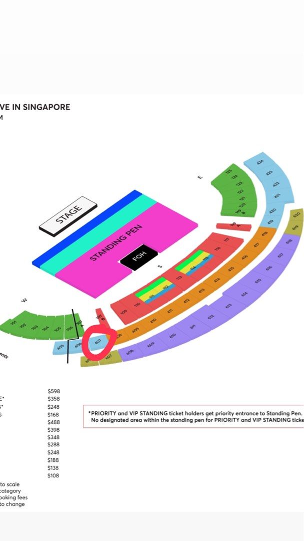 4x Cat 6 Bruno Mars Concert Ticket 6 April 2024, Tickets & Vouchers