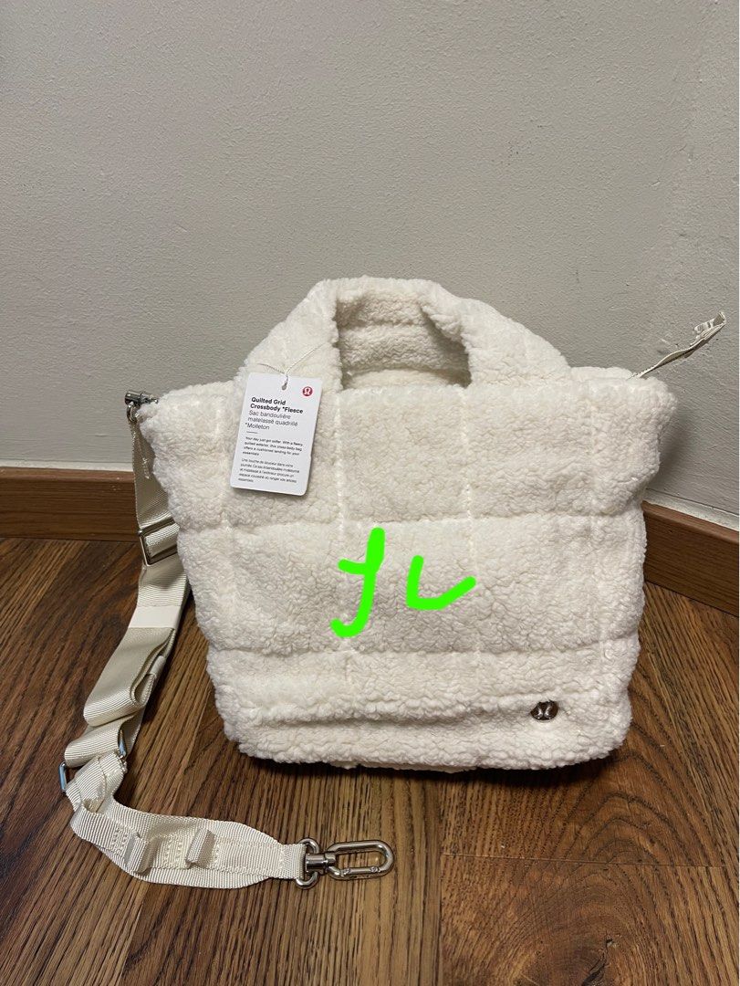 lululemon puffy bag MP-7328 Puffer Metallic Belt Bag- Off-White lululemon On My Level