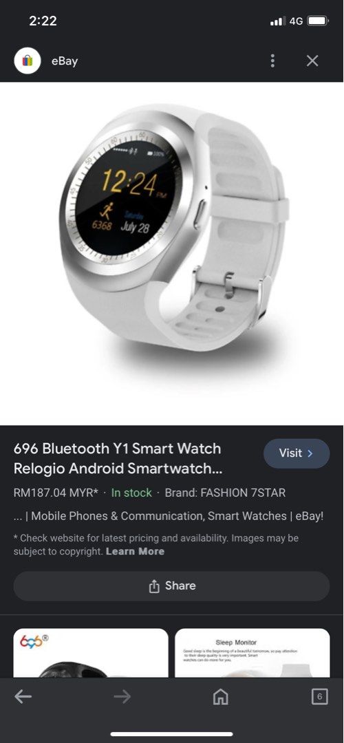 696 bluetooth y1 smart watch relogio sales