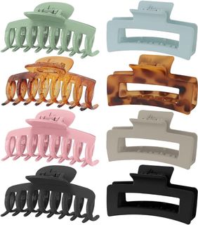Yofi Design Headband and Scrunchie Holder with Room on The Bottom for Small Hair Accessories. Clear Display, Acrylic Organizer for All Hair